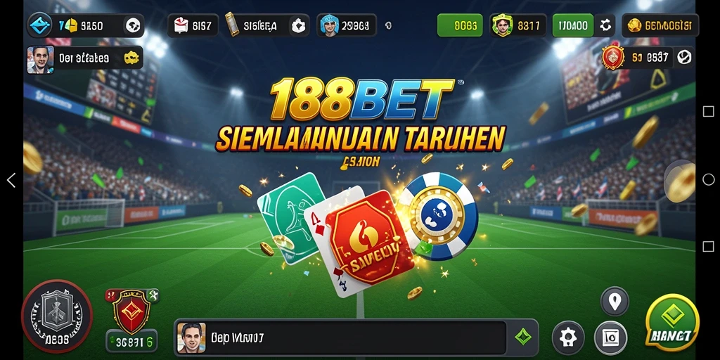Tangkapan layar game 188BET menampilkan pengalaman simulasi taruhan yang mendalam.