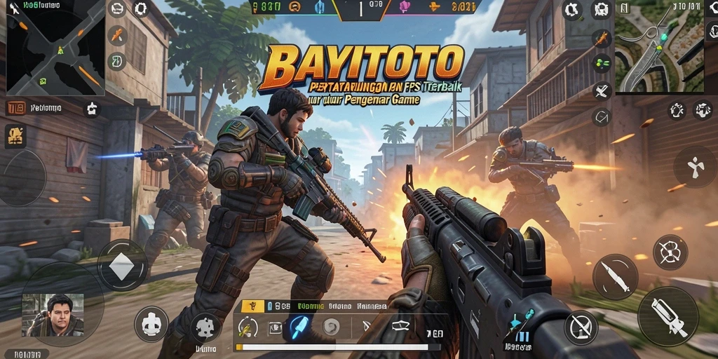 Tangkapan layar menampilkan aksi seru dalam gameplay FPS BAYITOTO.