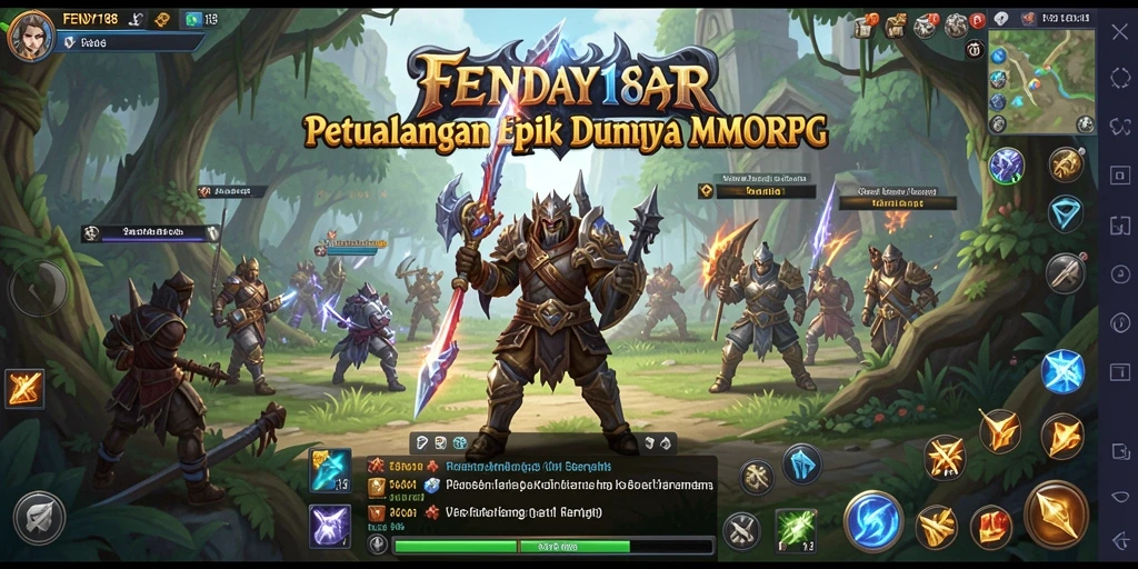 Screenshot FENDY188 menampilkan aksi seru dan grafis menawan dalam MMORPG.