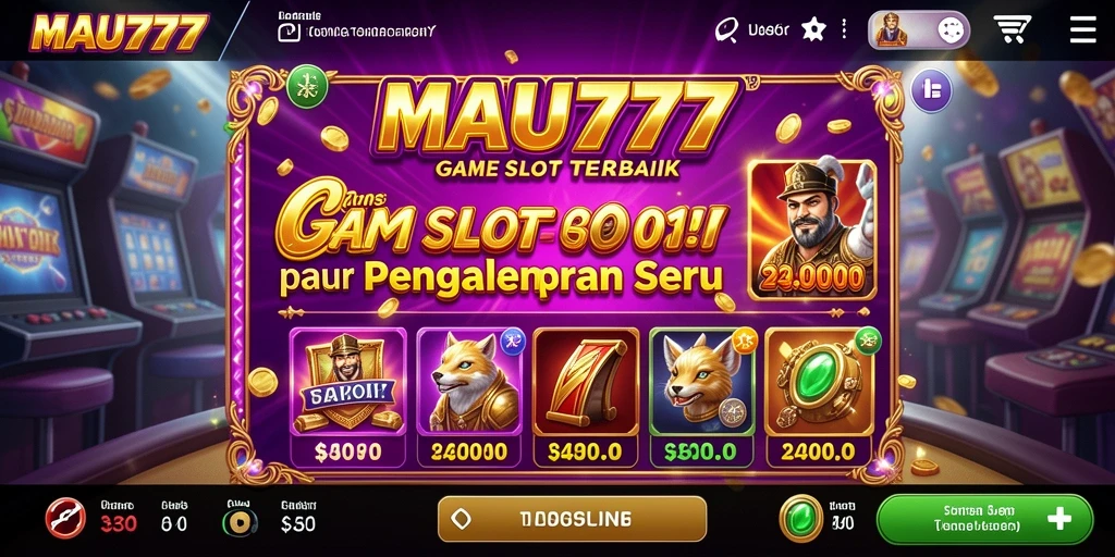 Tampilan menarik dari gameplay Slot MAU777 yang penuh warna.