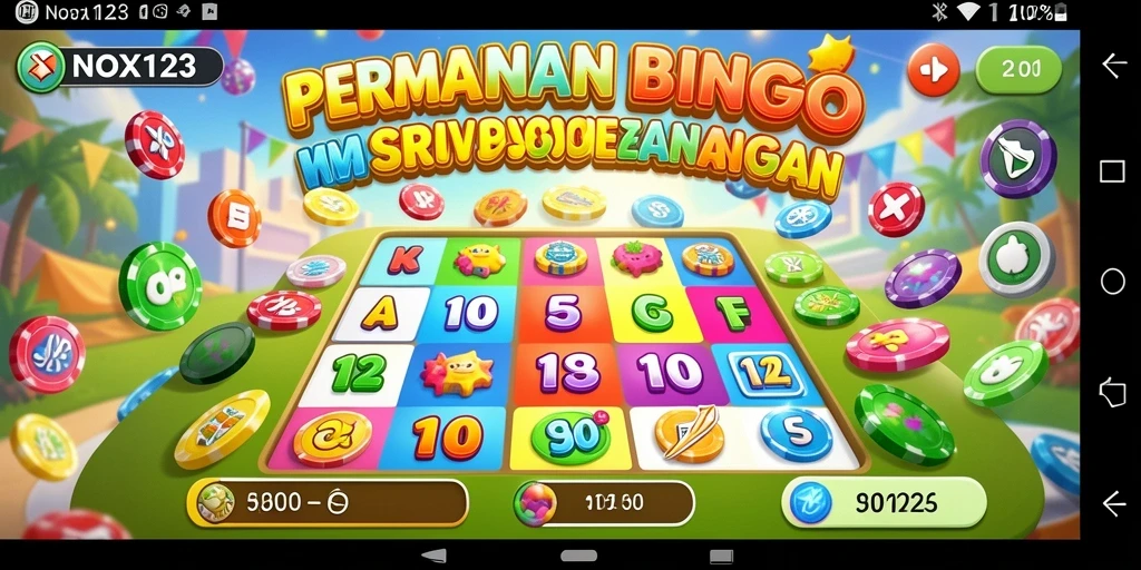 Tampilan gameplay Bingo yang seru dan interaktif.