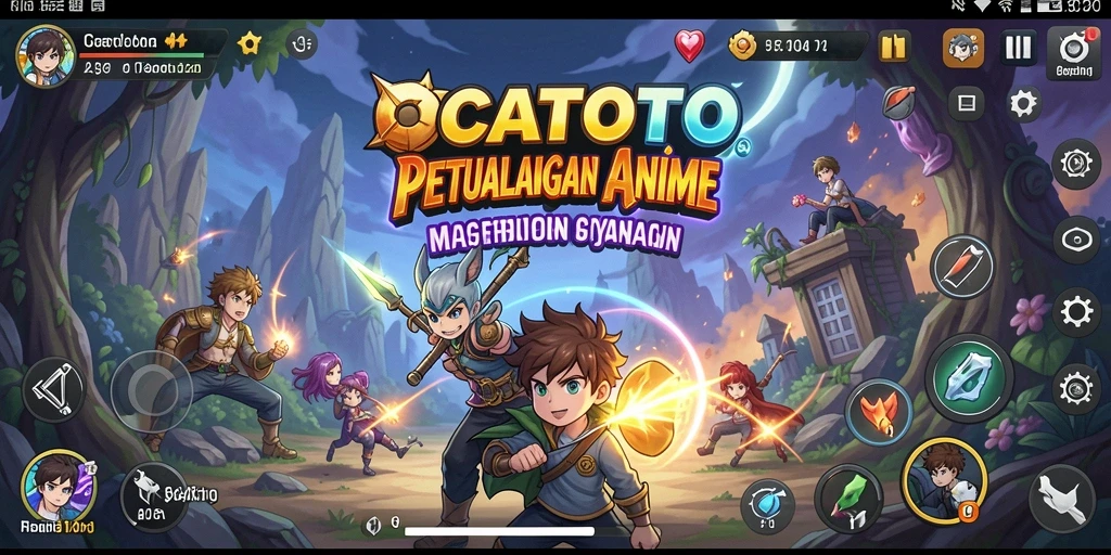 Gameplay OCATOTO yang menarik dengan grafis Anime yang memukau.