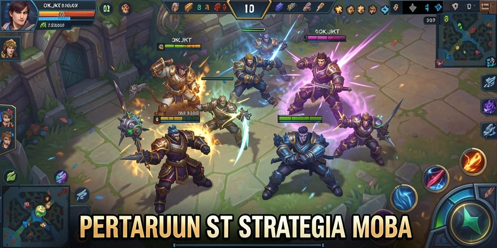 Screenshot gameplay OKJKT yang menegangkan dan dinamis.