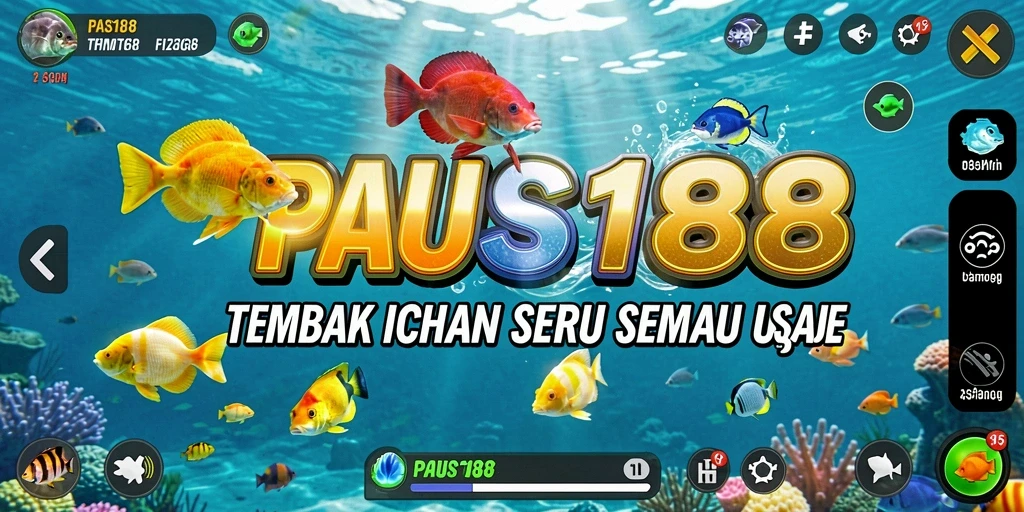 Tangkapan layar gameplay seru dari PAUS188 Tembak Ikan.