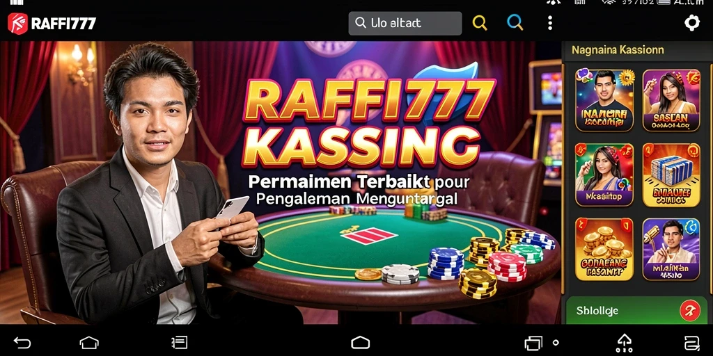Tampilan menarik dari gameplay Kasino RAFFI777 dengan grafis menawan.