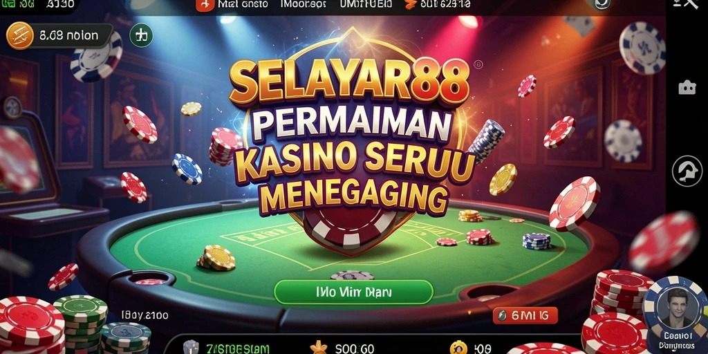 Tangkapan layar permainan Kasino yang mendebarkan di SELAYAR88.